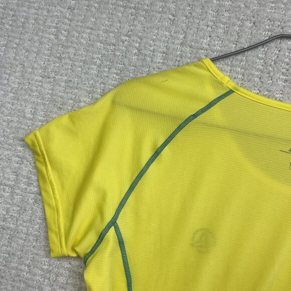 Ternua Women's Base Layer T-shirt Top Size Small US Yellow Active Wear Sports - Picture 14 of 16